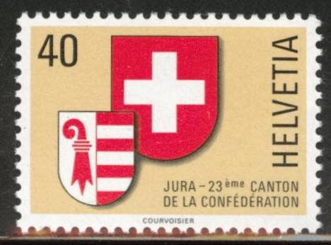 Switzerland Scott 666 MNH** Coat of Arms stamp