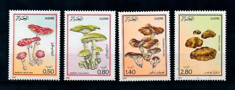 [100365] Algeria 1983 Mushrooms Pilze Champignons  MNH