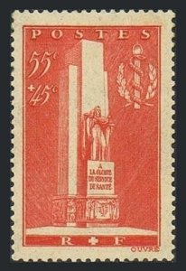France B73,MNH.Michel 426. Monument in honor of the Army Medical Corps,1938.