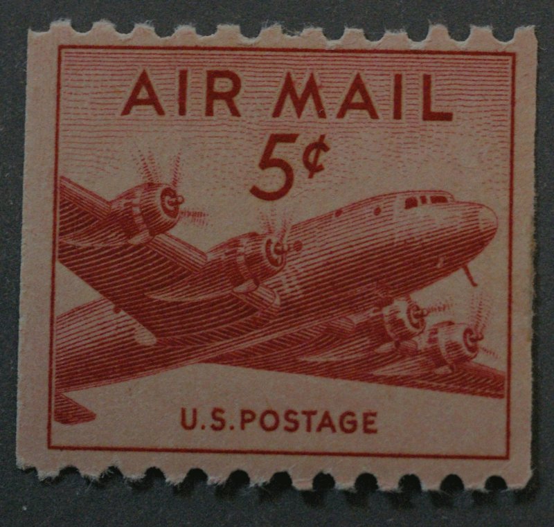 United States #C37 5 Cent Coil Airmail MNH