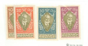 Liechtenstein #82-85 Unused Single (Complete Set)