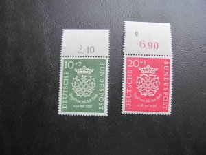 GERMANY 1949  SC# B314-315 BACH SET