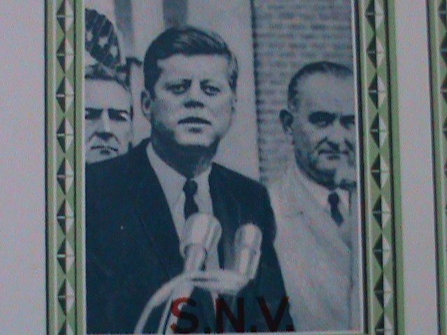 ​PHILIPPINES-1968- JOHN F. KENNDY ELECTIONEERING-IMPRINT IMPERF-MNH BLOCK VF