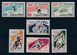 [46611] Togo 1960 Olympic games Rome Squaw valley Icehockey Cycling Boxing MNH