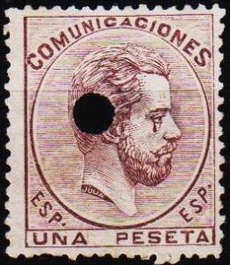 Spain.1872 1p S.G.204 Fine Used