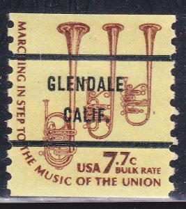 Precancel - Glendale, CA PSS 1614-71 MH Bureau Issue