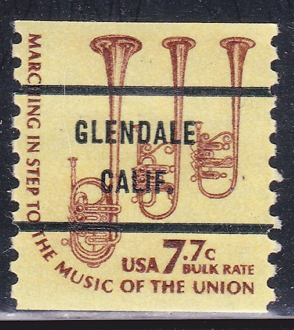 Precancel - Glendale, CA PSS 1614-71 MH Bureau Issue