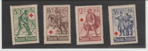 Finland scott #B39-B42 1938 semi-postal set MLH