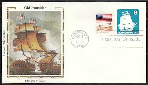 U.S. U609 Old Ironsides (Colorano) U/A FDC 