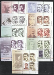 ROMANIA 2018 STAMPS FAMOUS PEOPLE VLAICU VUIA BLAGA MNH POST