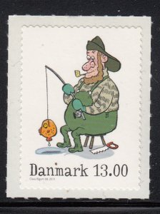 Denmark 2011 MNH Scott #1571 13k Man ice fishing People in Winter