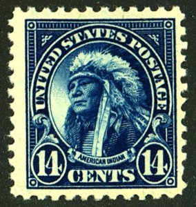 U.S. #565 MINT OG HR