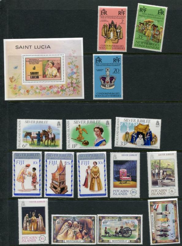 Royalty Souvenir Sheets and Stamps Different countries MNH 2302hs