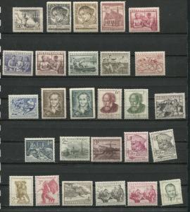 Czechoslovakia  1952 Mi 701-775 MN  (-4 Stamps)+Block 13 MNH CV 281 Euro