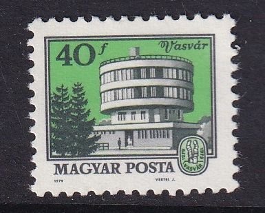 Hungary     #2601  MNH  1979  buildings  Vasvar  40f