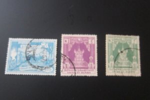 Burma 1954 Sc 148-50 FU