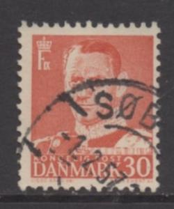 Denmark Scott# 335 used single