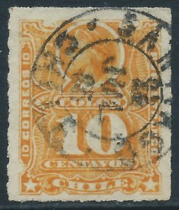 Chile, Sc #29, 10c, Used