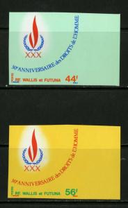 Wallis et Futuna Stamps # 221-2 XF OG NH Imperf