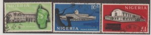 Nigeria Scott #195-196-197 Stamps - Used Set