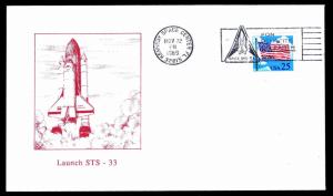 1989 LAUNCH DISCOVERY OV-103 STS-33 - KENNEDY SPACE CTR - U.S. #2278 (ESP #3084)