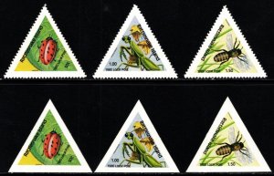 1980 US Rattlesnake Island Local Post 15th Issue Perfs & Imperfs Complete Set/6