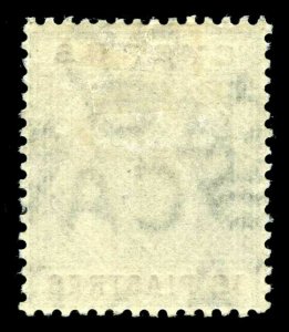 Cyprus 1904 KEVII 18pi black & brown very fine mint. SG 70. Sc 58.