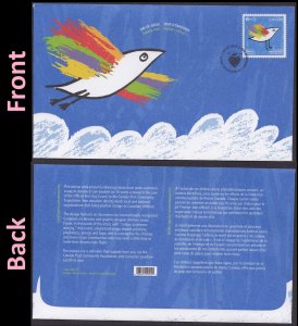 Canada B23 Post Community Foundation Bird on Blue FDC 2016