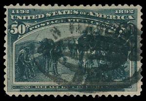 U.S. COLUMBIAN ISSUE 240  Used (ID # 70705)