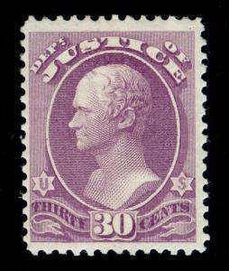 MOMEN: US STAMPS #O33 MINT OGph PSE CERT