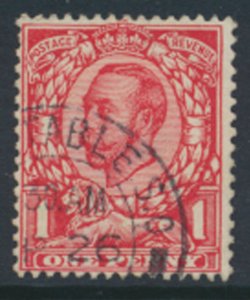 Great Britain SC# 158*  SG 345  George V Downey Head Used see detail & scans