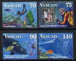 VANUATU - 1997 - Diving - Perf 4v Set - Mint Never Hinged