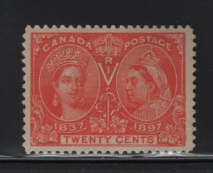 Canada Scott # 59 VF-XF mint OG lightly hinged nice color cv $ 275 ! see pic !