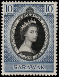 ✔️ MALAYA SARAWAK 1953 - CORONATION - SC.  196 MNH ** [5CW2]