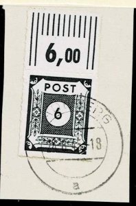 Germany 1945,Sc.#15N5 used Numerals, Michel#B IIb, official border of lines