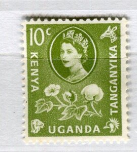 BRITISH KUT; 1960 early QEII pictorial issue fine Mint hinged 10c. value