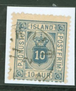 Iceland #O6a Used Single