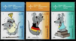 Germany 2014,Sc.#B1090-2 MNH, Uli Steins Mouses II