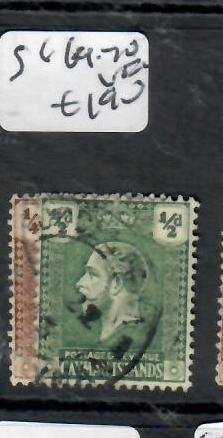 CAYMAN ISLANDS KGV   1/4D -1/2D    SG 69-70     VFU     P1013H