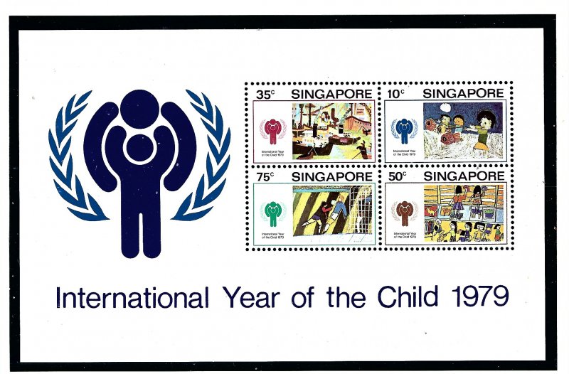 Singapore 332a MNH 1979 Intl Year of the Child S/S