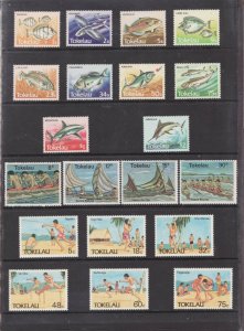 Tokelau Collection in book - 17 MNH sets #65 // #177a  - Superfleas - cv $80 USD