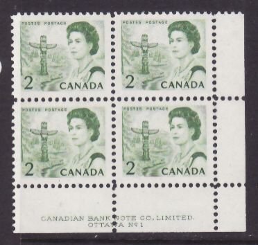 Canada-Sc#455ii- id8-unused 2c NH Centennial LR Plate 1-PVA-LF-1972-