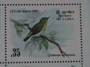 ​SRI LANKA-1983-SC#694a-LOVELY BEAUTIFUL BIRDS S/S-MNH-VF LAST ONE HARE TO FIND