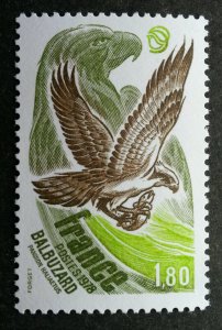 France Nature Conservation 1978 Bird Eagle Prey Fish (stamp) MNH