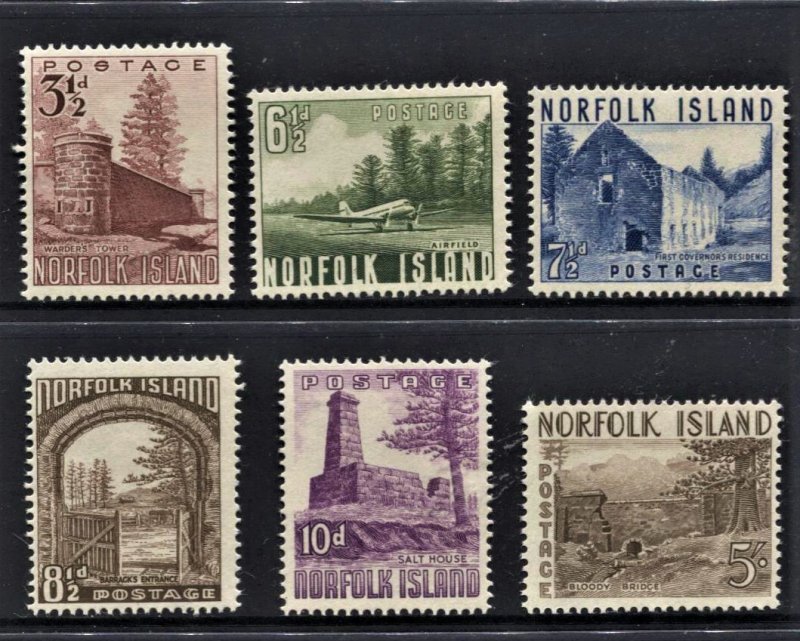 STAMP STATION PERTH Norfolk Island #13-18 Norfolk Scenes MNH- CV$55.00