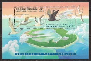 Cocos Islands ~ Scott # 301a ~ MNH ~ Seabirds