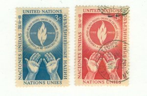 UNITED NATIONS 21-2 USED BIN $1.30