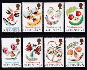 Guernsey 543-550 MNH VF