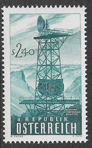 AUSTRIA 1959 Antenna Relay System Issue Sc 646 MNH