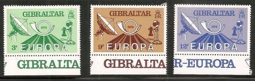 Album Treasures Gibraltar Scott # 382-384 Europa MNH